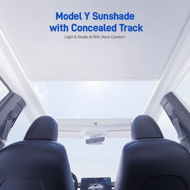 Model Y Electric Sunshade With Ambient Lighting best